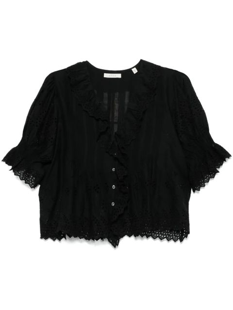 DÔEN Henri blouse - Black - zdjęcie produktu nr 1