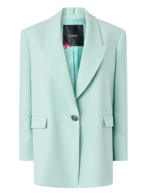 PINKO single-bresated blazer - Green - zdjęcie produktu nr 1