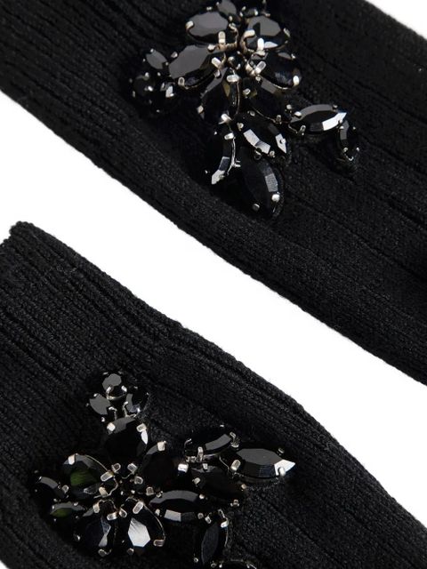 Simone Rocha crystal-rose ankle sock - Grey - zdjęcie produktu nr 2