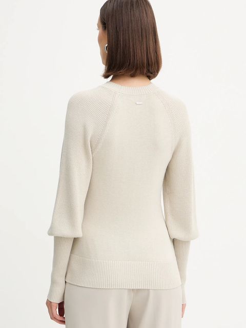 Armani Exchange sweter damski kolor beżowy XW001333 AF13780