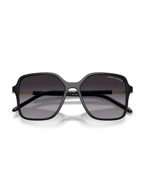 Armani Exchange okulary przeciwsłoneczne damskie kolor czarny 0AX4163S