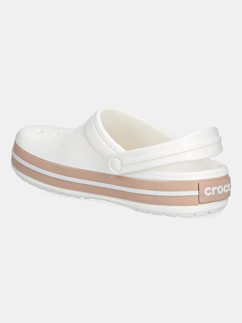 Crocs klapki Crocband damskie kolor biały 11016