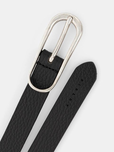 Sisley pasek skórzany damski kolor czarny 6Q4CWL03A - zdjęcie produktu nr 2