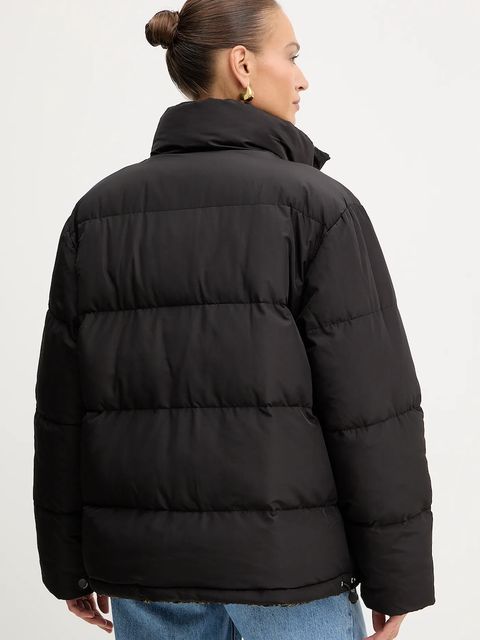 Just Cavalli kurtka dwustronna kolor zielony zimowa 79PAS422 CQDS5