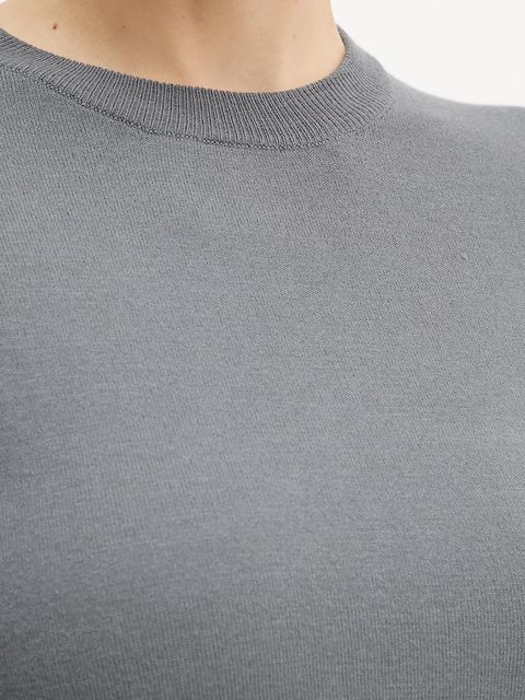 Silvian Heach t-shirt ATLAM damski kolor szary GPA25040MA