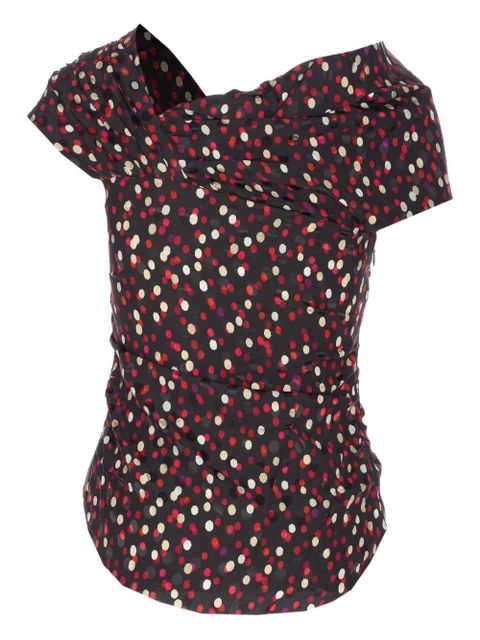 ISABEL MARANT polka-dot blouse - Black