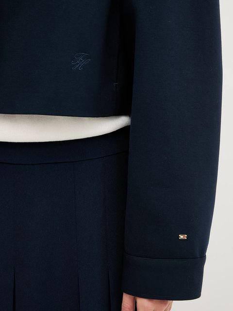 Tommy Hilfiger marynarka kolor granatowy oversize gładka WW0WW46519