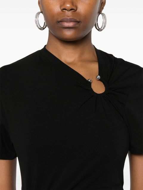 Rabanne jersey midi dress - Black