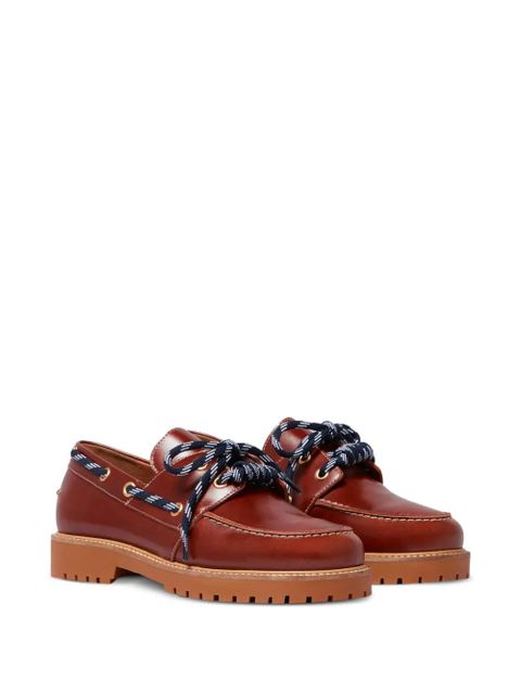 Claudie Pierlot lace-up fastening boat shoes - Brown - zdjęcie produktu nr 2