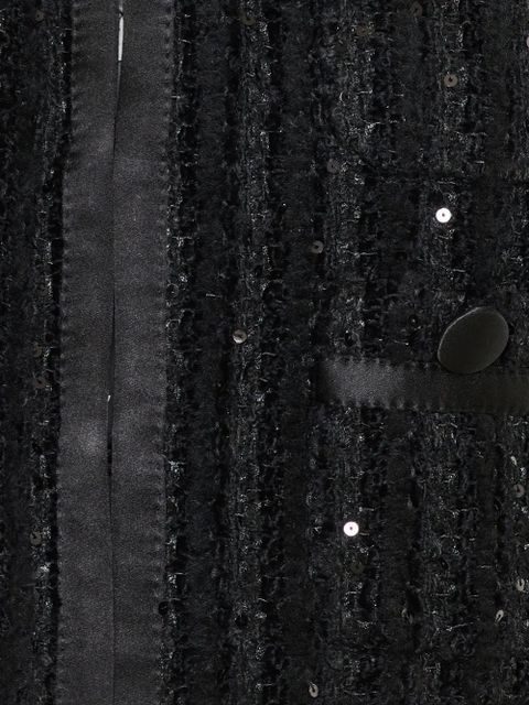 Dolce & Gabbana sequin-embellished tweed jacket - Black - zdjęcie produktu nr 2