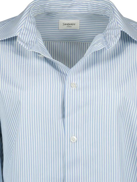 Saint Laurent striped cotton shirt - Blue