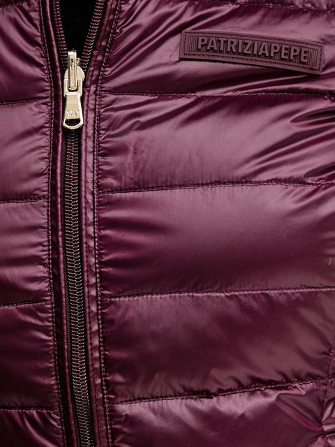 Patrizia Pepe kurtka kolor bordowy przejściowa 8O0178 A631