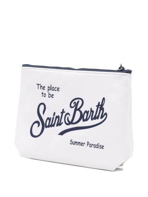 MC2 Saint Barth Aline lettering make up clutch bag - White - zdjęcie produktu nr 2