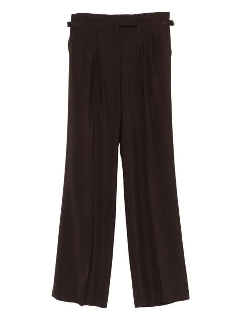 TOM FORD pleated side-adjusters trousers - Brown - zdjęcie produktu nr 1