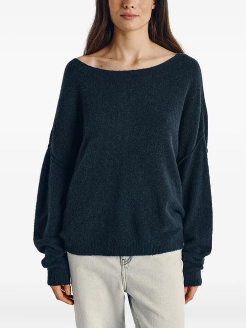 American Vintage Damsville boat-neck sweater - Blue - zdjęcie produktu nr 2