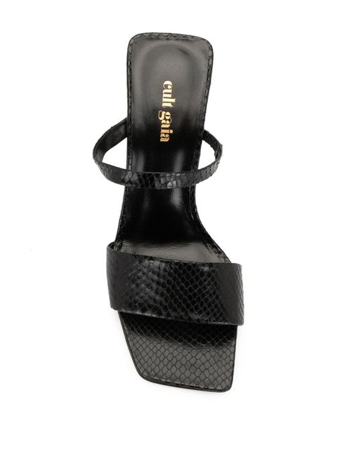Cult Gaia Rene cut-out heel sandals - Black