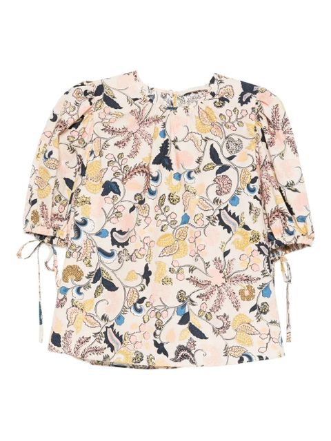 Ulla Johnson floral-print T-shirt - Neutrals - zdjęcie produktu nr 1