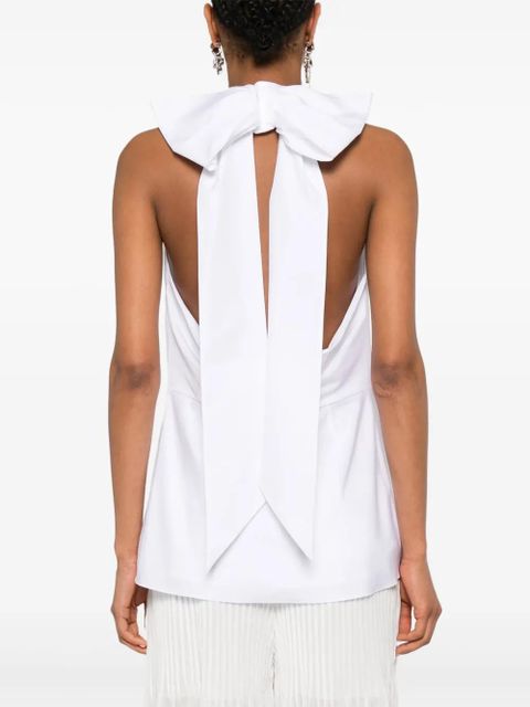 Simone Rocha bow-detail tank top - White