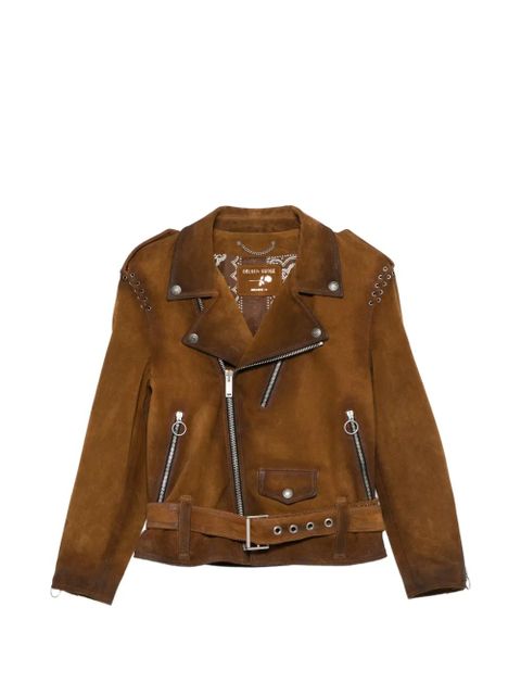 Golden Goose studded belted jacket - Brown - zdjęcie produktu nr 1