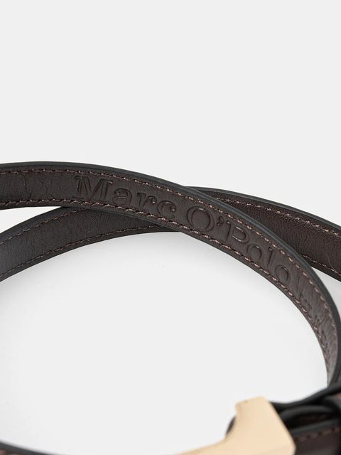 Marc O'Polo pasek skórzany damski kolor brązowy 5000009099 - zdjęcie produktu nr 2