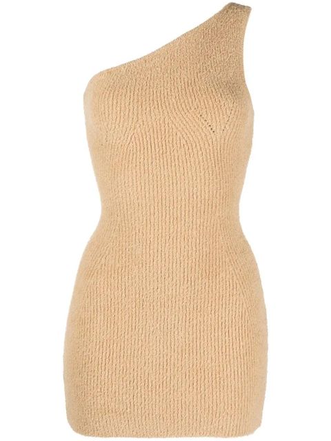 WARDROBE.NYC x Hailey Bieber one-shoulder dress - Neutrals - zdjęcie produktu nr 1