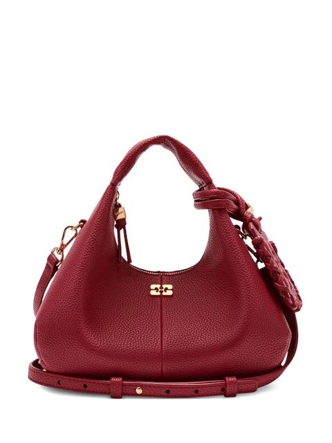 GANNI Braided Detail Satchel - Red - zdjęcie produktu nr 1