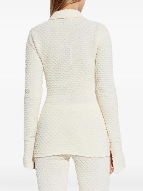 Casablanca textured shirt - White