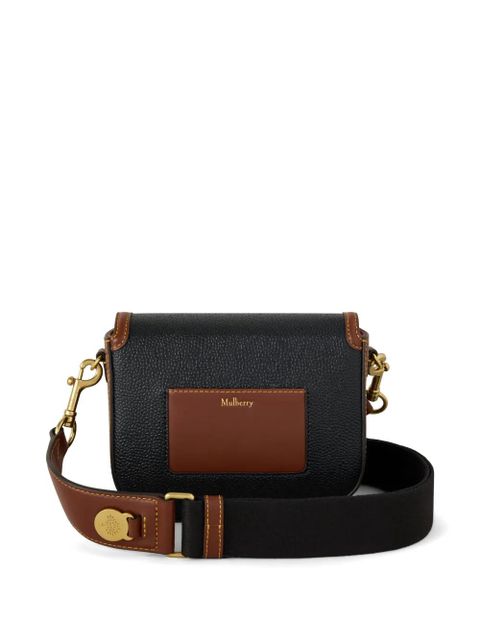 Mulberry small Darley grained leather satchel bag - Black