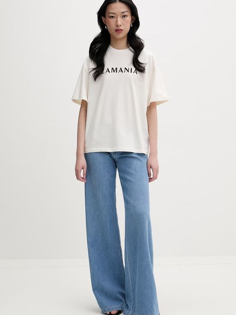 La Mania T-shirt damski bawełniany CHUCK - zdjęcie produktu nr 1