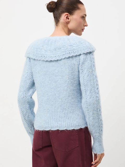 Medicine sweter damski kolor niebieski