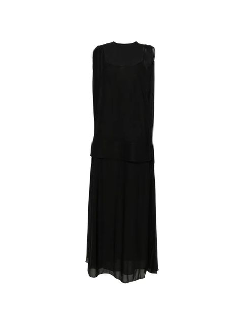 Sportmax sleeveless midi dress - Black - zdjęcie produktu nr 1