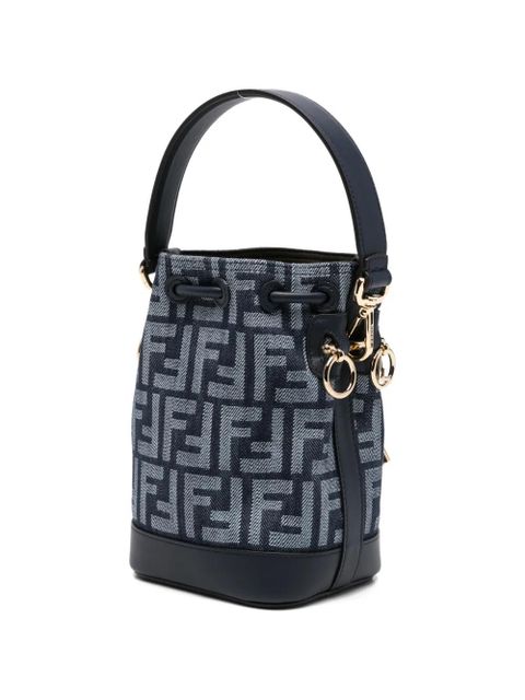 FENDI ff-motif bucket bucket bag - Blue