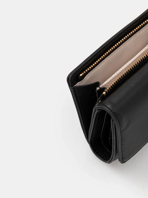 Liu Jo portfel damski kolor czarny AA5215 E0015