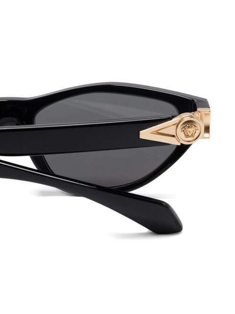 Versace Eyewear Medusa-plaque sunglasses - Black