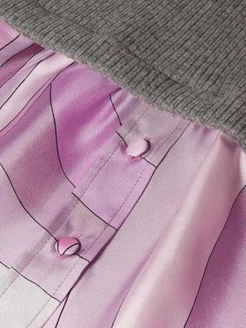 PUCCI Iride-print roll-neck sweater - Grey