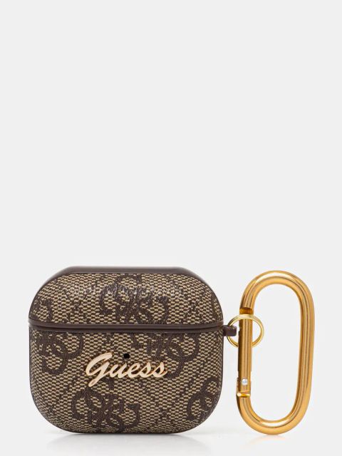 Guess pokrowiec na airpods 3 kolor brązowy GUA34GSMW