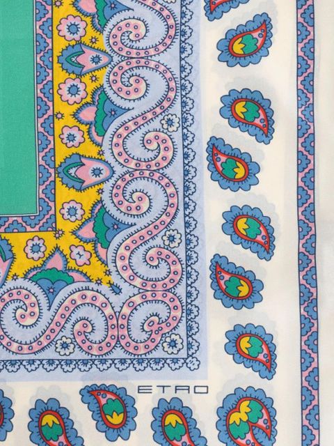 ETRO graphic print scarf - Neutrals