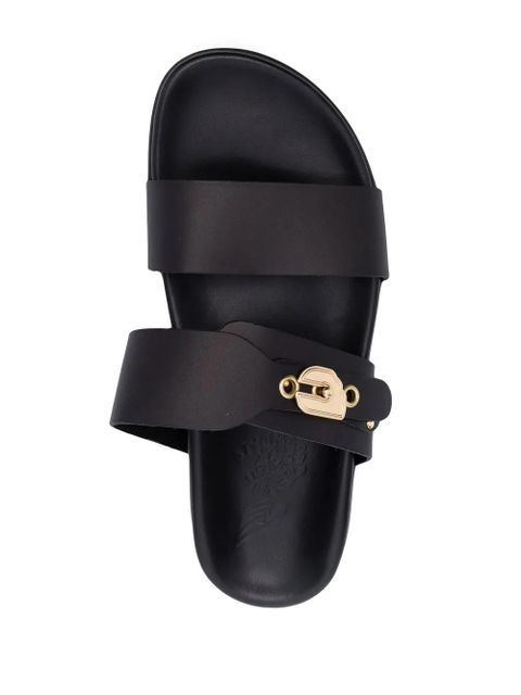 Ancient Greek Sandals Latria double-strap sandals - Black
