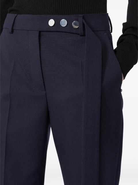 Max Mara split-hem trousers - Blue
