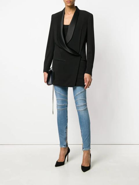 Balmain skinny biker jeans - Blue - zdjęcie produktu nr 2