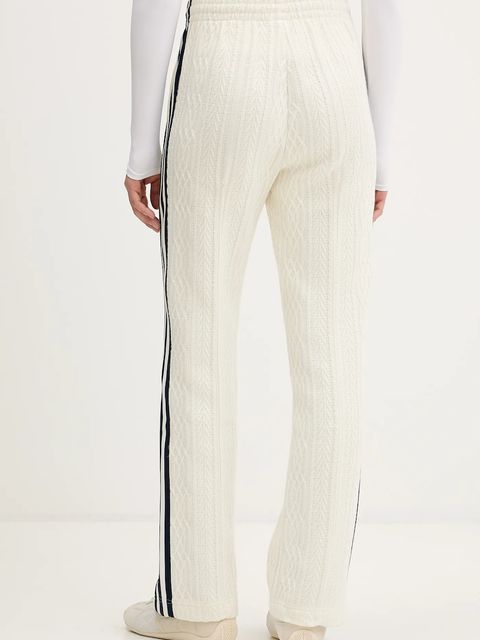 adidas Originals spodnie dresowe damskie kolor beżowy z aplikacją KS7801 - zdjęcie produktu nr 2