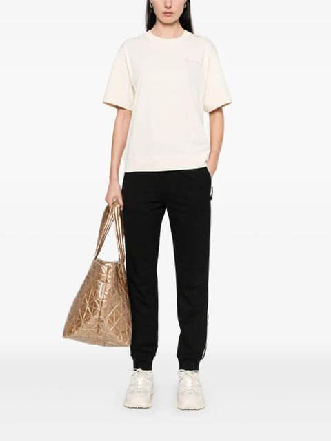 Moncler Grenoble jersey-texture track pants - Black - zdjęcie produktu nr 2