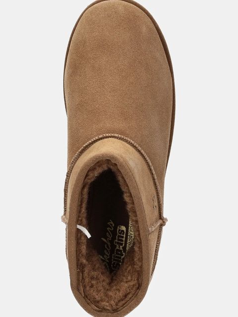 Skechers śniegowce zamszowe KEEP COZY