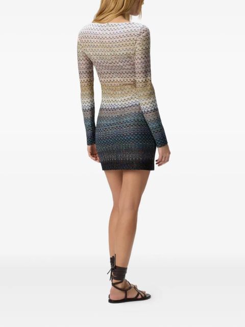 Missoni ombre-knit mini dress - Neutrals