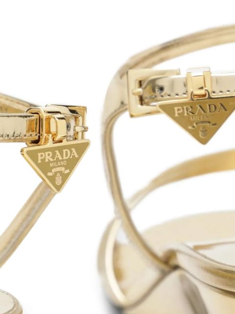 Prada strappy sandals - Gold