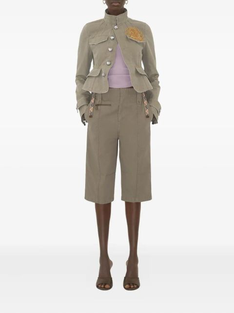 Burberry B Crest cotton jacket - Neutrals