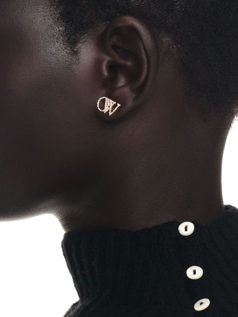 Off-White monogram earrings - Gold - zdjęcie produktu nr 2