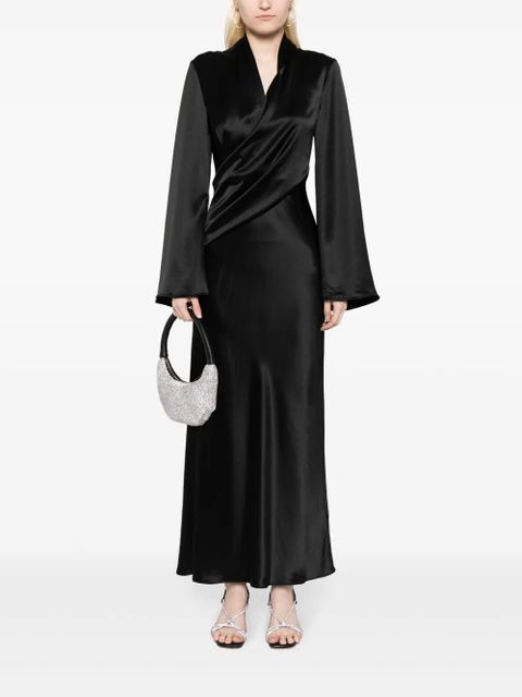 Acler Picadilly satin dress - Black - zdjęcie produktu nr 2