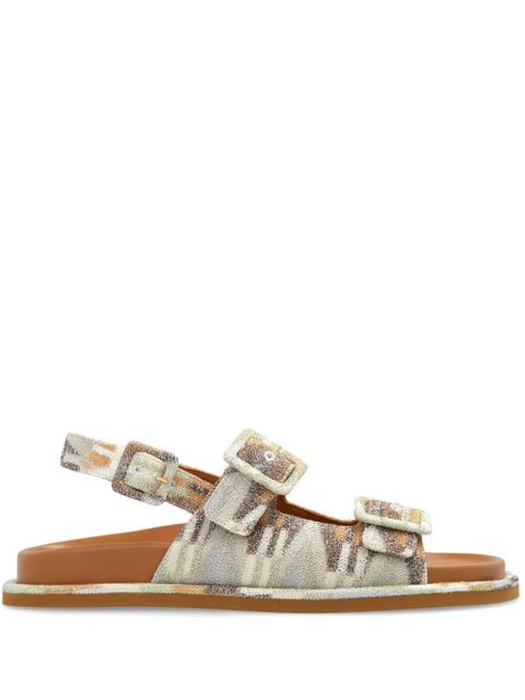 Missoni Missoni open toe leather sandals - Neutrals - zdjęcie produktu nr 1