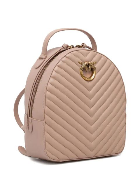 PINKO leather backpack - Neutrals